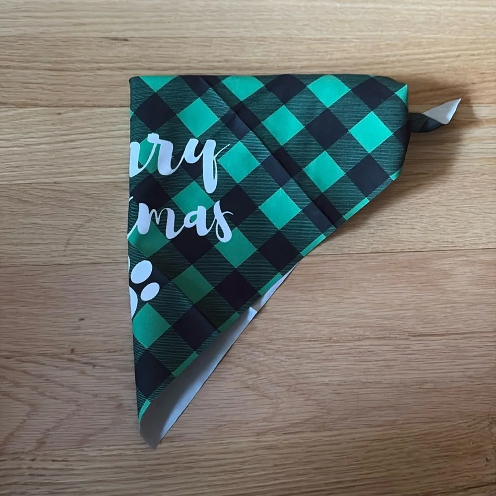 Merry Christmas Pet Bandana Cats and Dogs